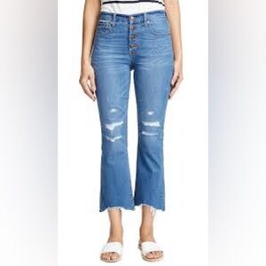 Like New! Madewell Button Front Cali Demi Boot in Bronson 29